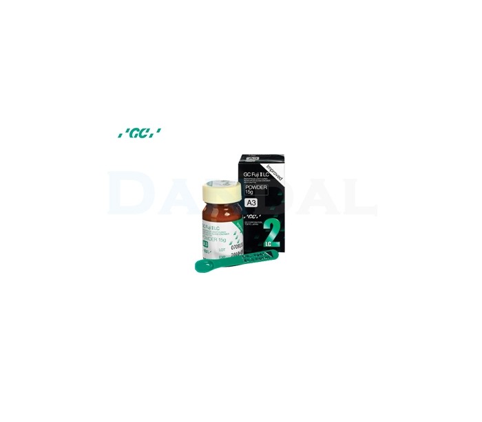 پودر گلاس آینومر لایت کیور شونده ترمیمی GC - Fuji II LC