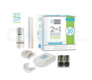 کیت بلیچینگ خانگی نوری Spa Dent - 2in1