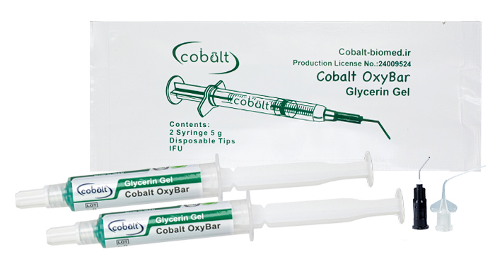 ژل گلیسیرین کبالت cobalt oxybar oxygen inhibiton layer gel