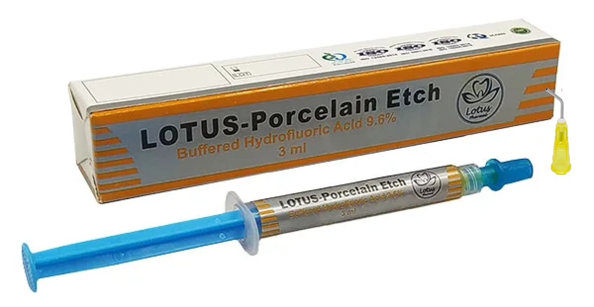 Lotus-Porcelain Etch Acid Hydrofluoric Gel 9.6%