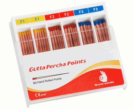 sure dent gutta percha