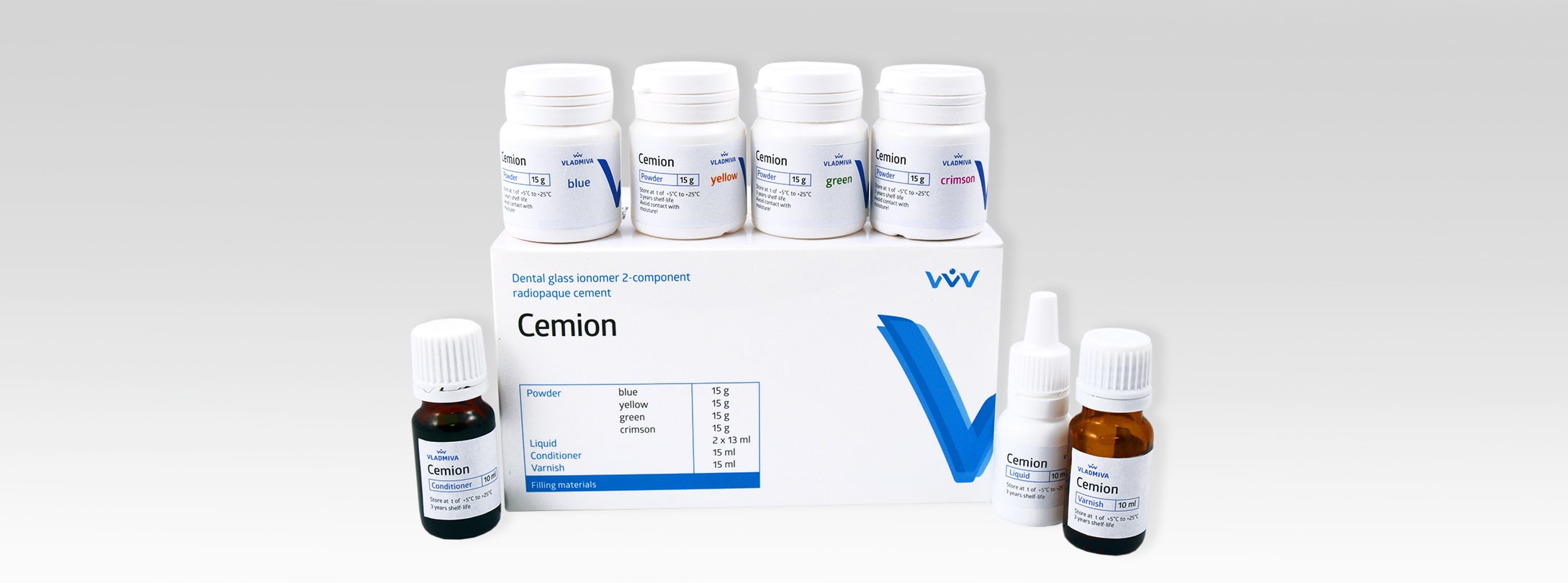 VladMiVa - Cemion-color Restorative Glass Ionomer