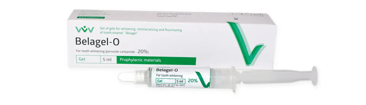 Belagel-O Gel system based on carbomide peroxide 20%