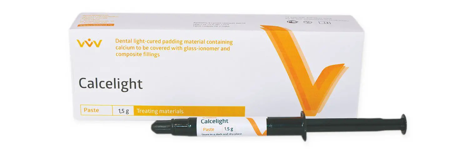 Calcelight Light-curing calcium-containing material