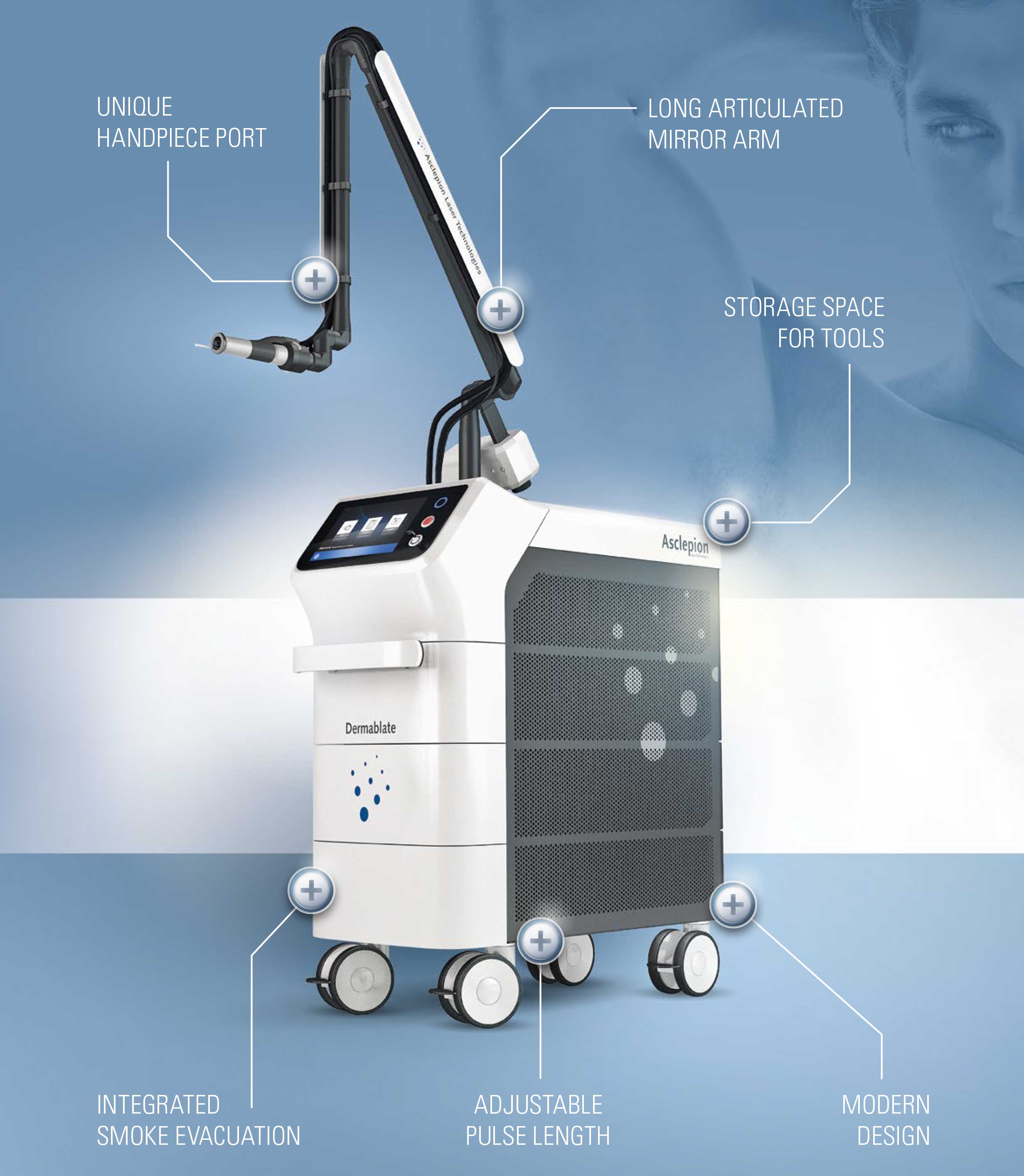 Asclepion - Erbium: YAG Laser Model MCL31 Dermablate 