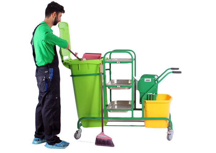 Azin Sanaat 2000 Cleaning Trolley