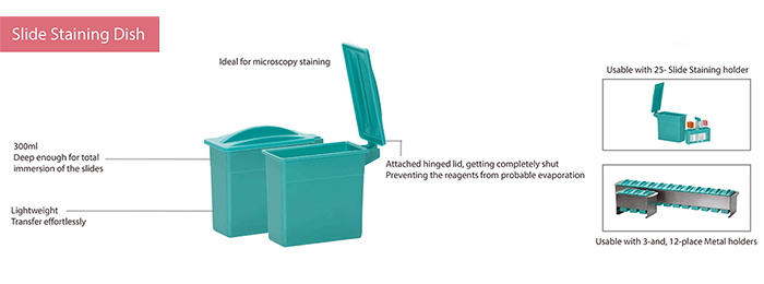  Slide Staining Dish