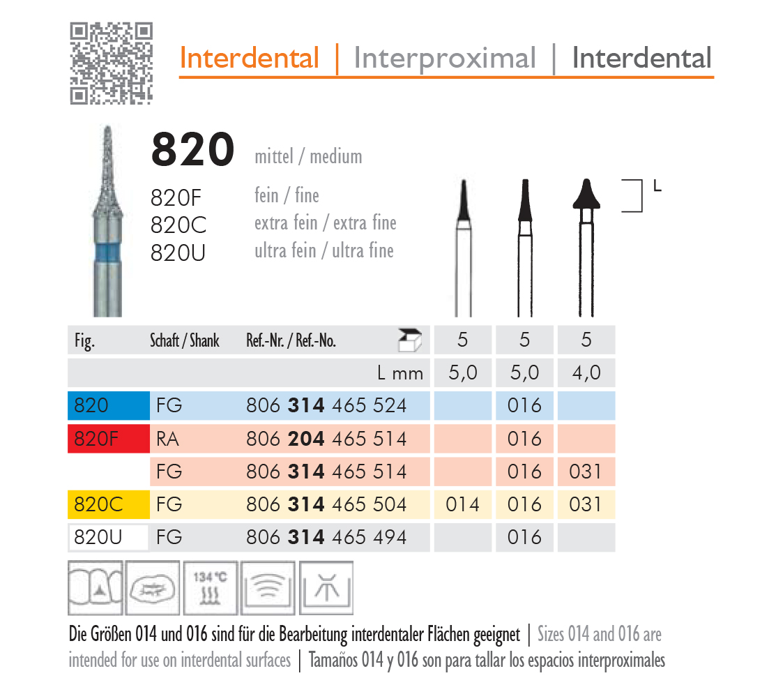 Meisinger Interdental Burs