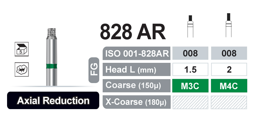 dentalree axial reduction