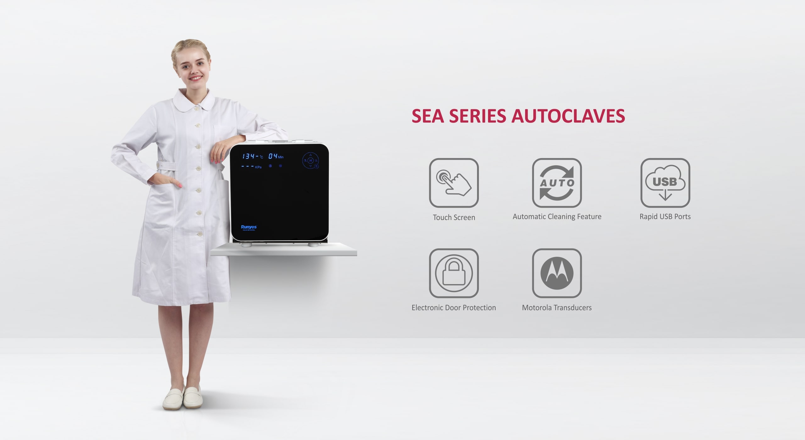 runyes sea 23lit autoclave