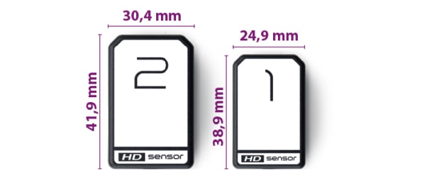 myray - zen-x sensor size