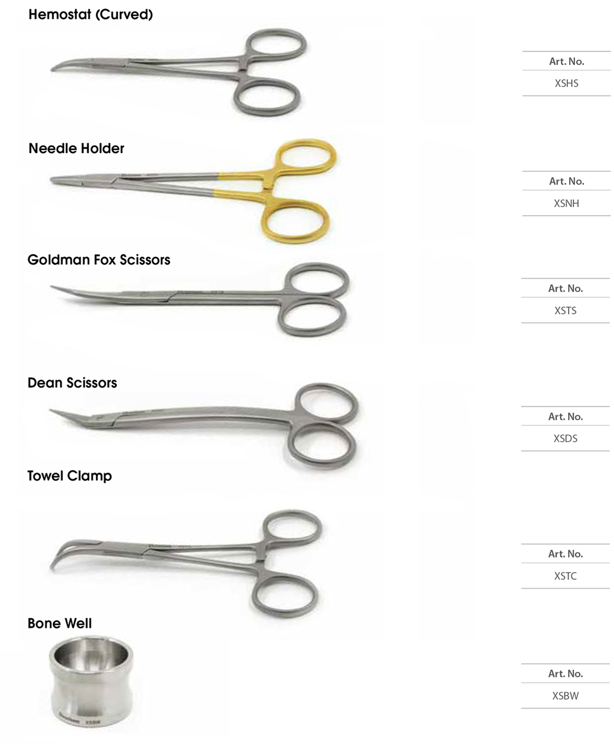 dentium surgical instrument set kit