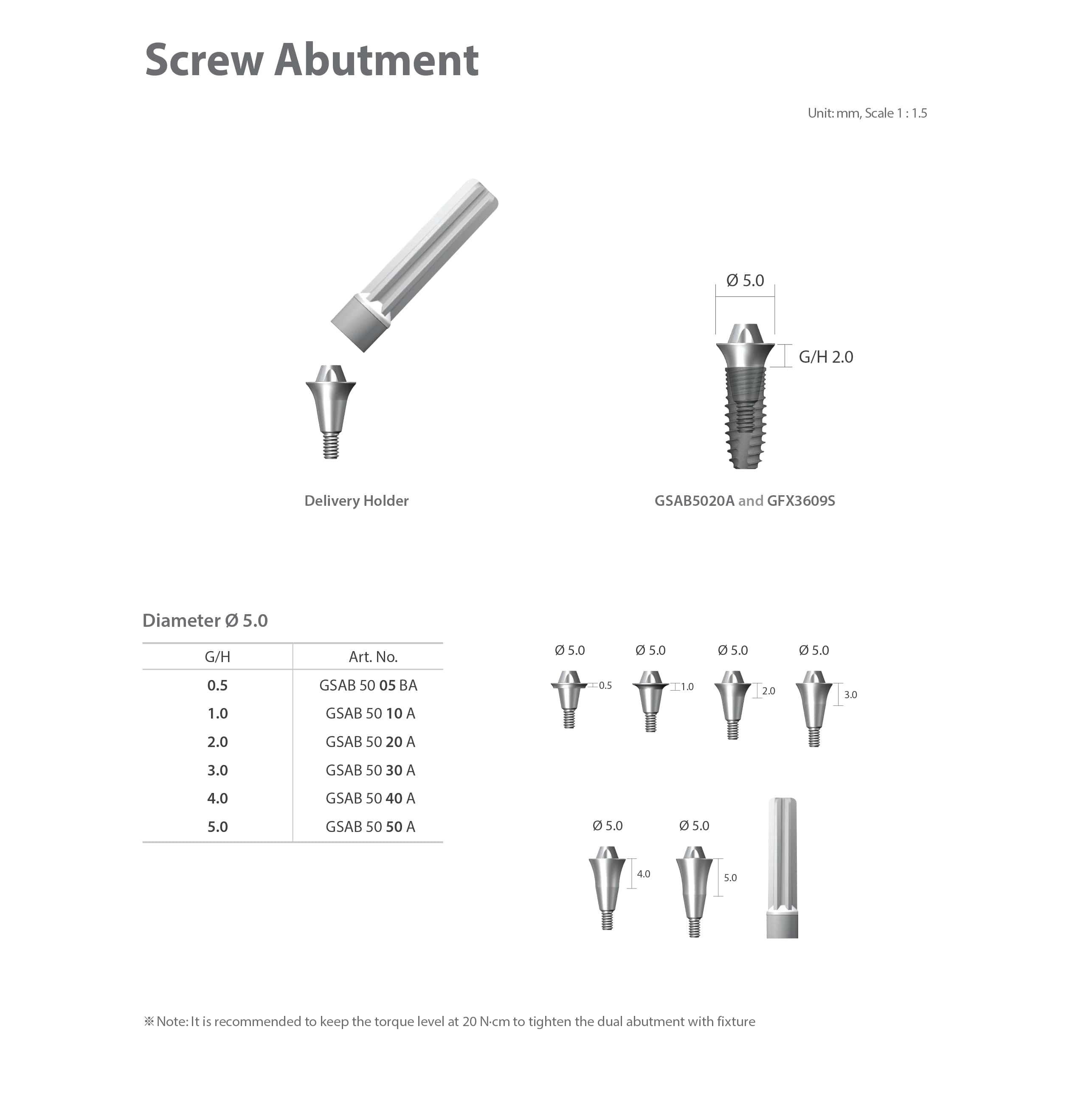 dentium nr line screw abutment base abutment