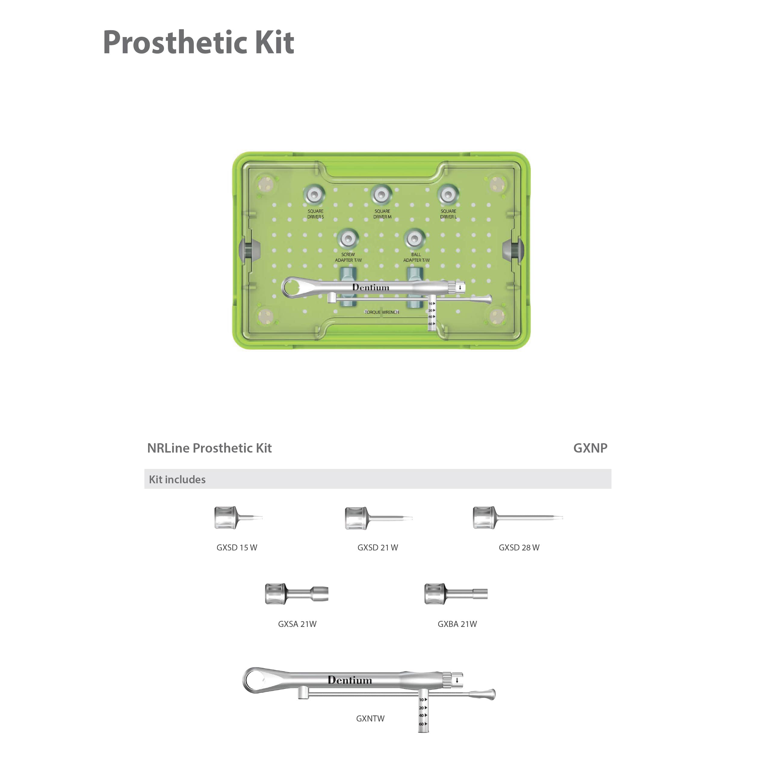 dentium NRLine Prosthetic Kit