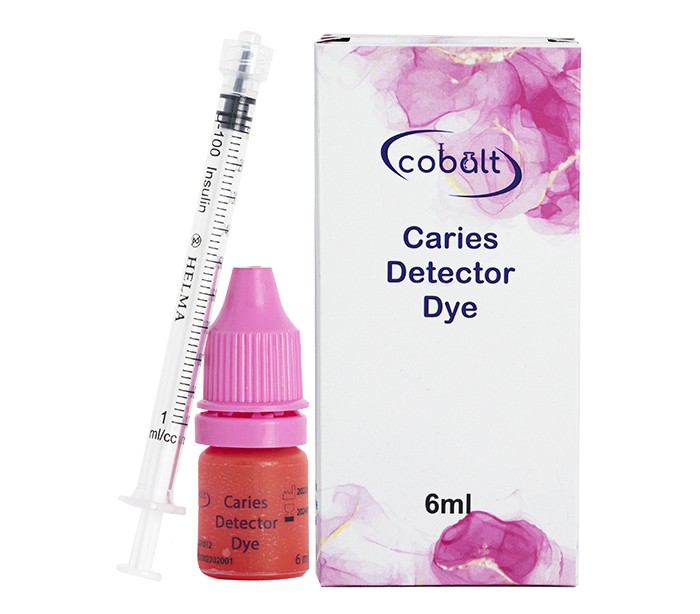 Cobalt caries detector dye