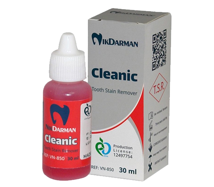 محلول لکه بر کلینیک نیک درمان Cleanic  Tooth Stain Remover