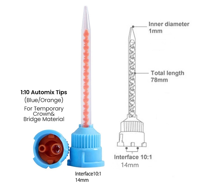 master dent - hp mixing tip for temporary c&b material 20-555