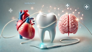تاثیر نخ دندان کشیدن بر سلامت قلب و مغز